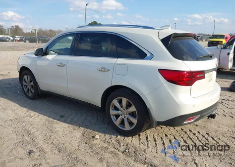 2016 Acura Mdx Advance Entertainment Packages/Advance Package из США, поврежденный, VIN 5FRYD3H95GB018404